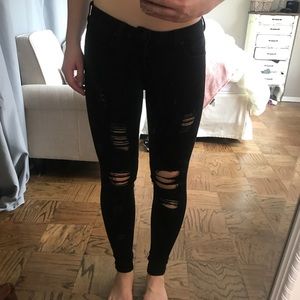 Ruby and Jeanna "Just Black" ripped jeans